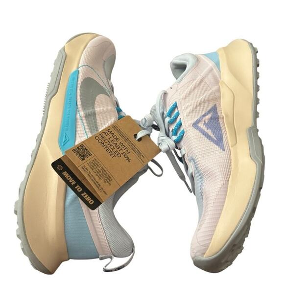 Nike Juniper Trail 2 Women’s Trail Running Shoes Pearl Pink Racer Blue Size 8 - Picture 5 of 11